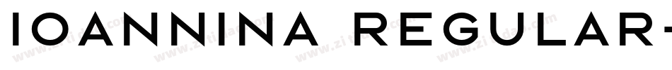 Ioannina Regular字体转换
